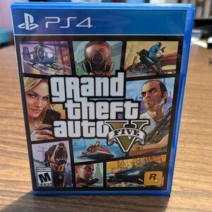 PS4 Grand Theft Auto V 5 Video Game